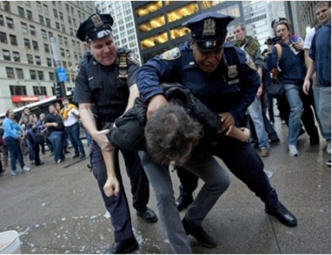OWS rendőri brutalitás