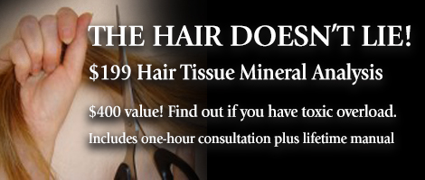 Hair doesn't lie! $199 Hair Tissue Mineral Analysis