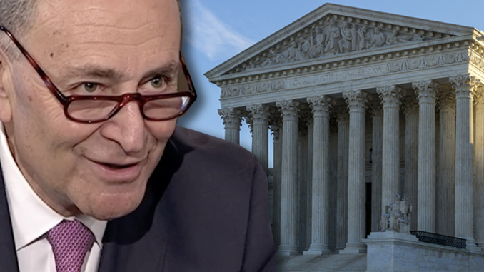 Schumer threatens Supreme Court